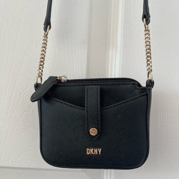 Dkny wallet chain bag - leather - Black - Picture 4 of 4